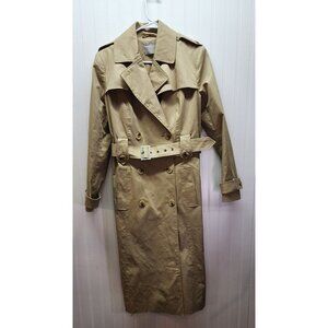 ASOS Beige Trench Coat With Belted Waist & Double-Breasted Button Closure